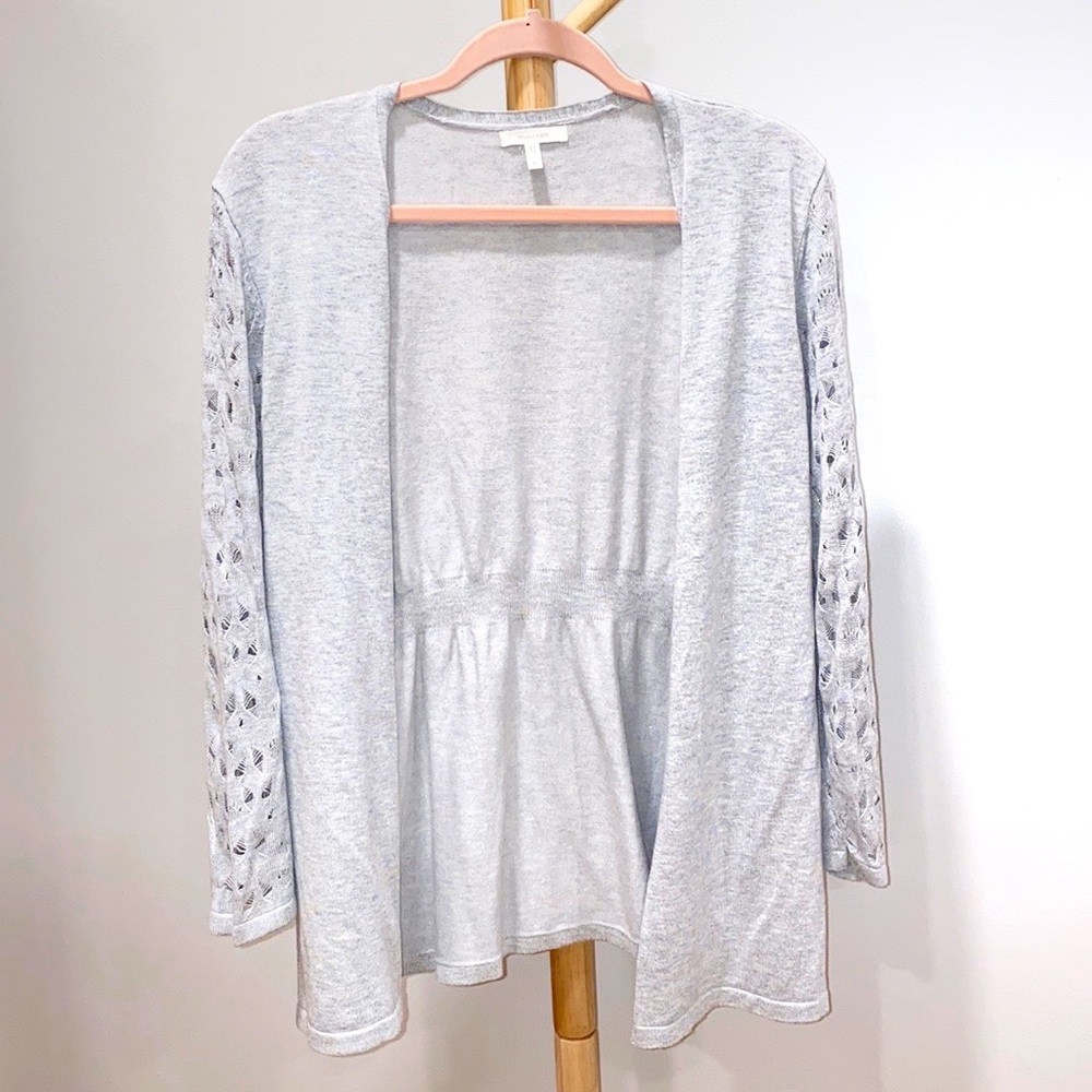 Women’s Maurices Gray Cardigan sweater Size L NWOT